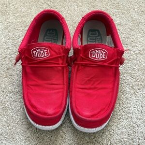 Men’s Hey Dudes, Wally canvas